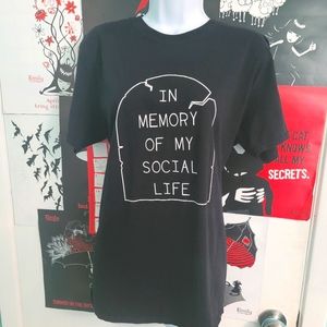 In memory of my social life